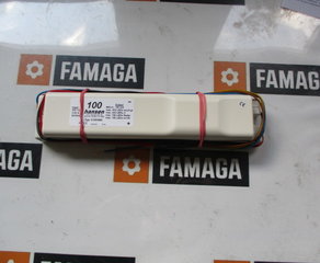 Преобразователь
LED Converter 100mA/990V
für Reihenschaltung von LEDs
• Primär: 180 - 230V~(±5%)/50-60Hz
• Sekundär: max. 990V=/100mA Konstantstrom
• Gehäuse aus PVC weiss (Schutzart IP67)
• Brandschutzklasse (DIN 4102): B1
• Abmessungen (LxBxH): 260x50x38 mm
• kurzschluss- und leerlauffest
• Betrieb über Notstrom: (180 - 350V)
• Primäranschluss: Einzeladern Draht 1mm2 braun, blau, gelb/grün 500mm
• Sekundär: Einzeladern Draht 1mm2 rot, schwarz 500mm
• zum Betrieb von:
1 bis 300 weißen Power-LEDs
1 bis 280 blauen und grünen Power-LEDs
1 bis 430 roten Power-LEDs
1 bis 150 weißen Power 2 x 100 LEDs
1 bis 150 weißen Radar-LEDs Hansen Electric